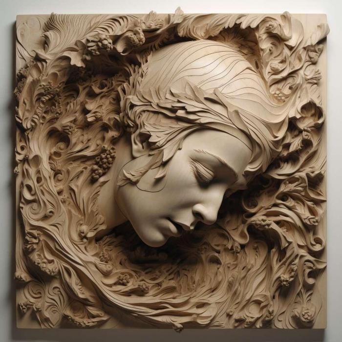 نموذج ثلاثي الأبعاد لآلة CNC 3D Art 